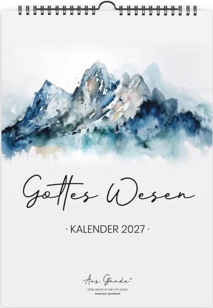 Gottes Wesen 2027 - Wandkalender